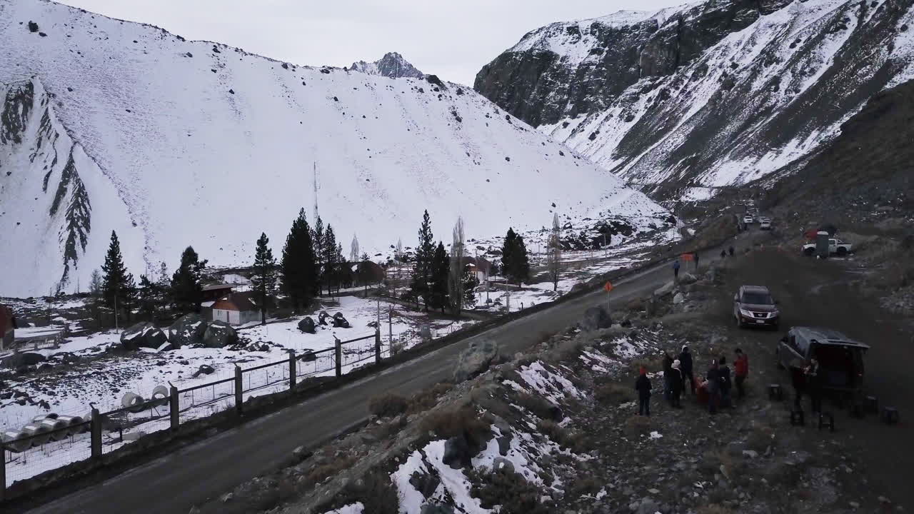 embalse el yeso, cajon del maipo, 칠레