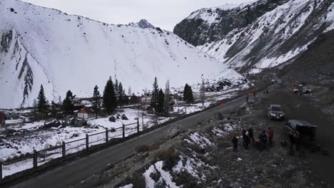 Embalse-el-Yeso,-Cajon-del-Maipo,-Chile