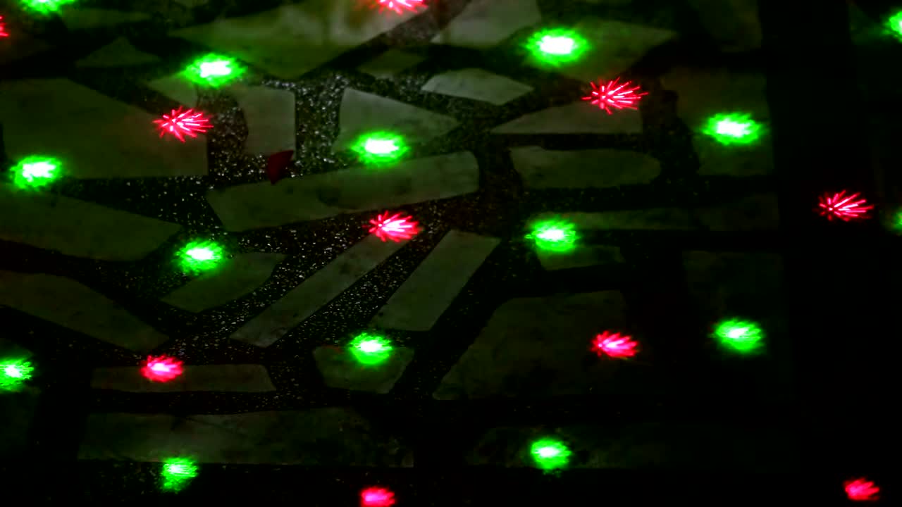 bucle de fondo de movimiento de luz colorido