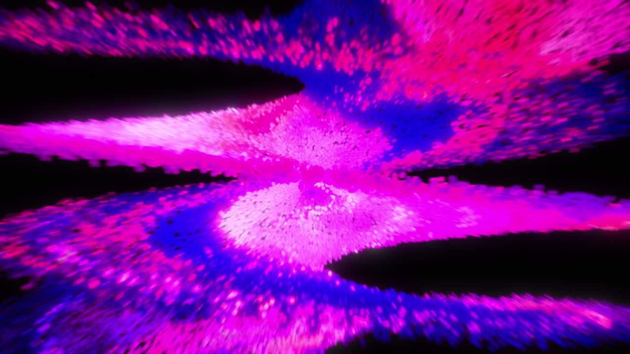 flujo de neón abstracto