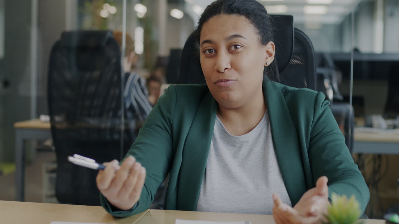 Businesswoman in Meeting