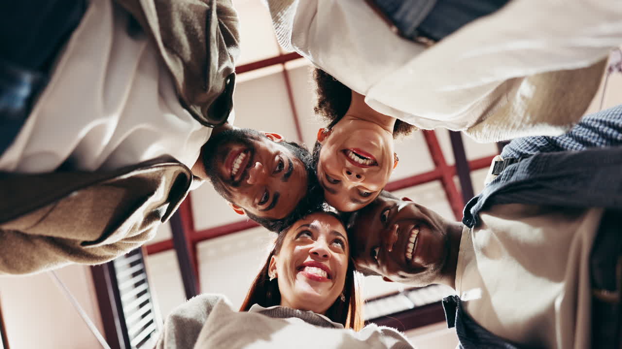 Diverse Team Huddle