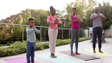 happy african american family spending quality time together at home, slow motion