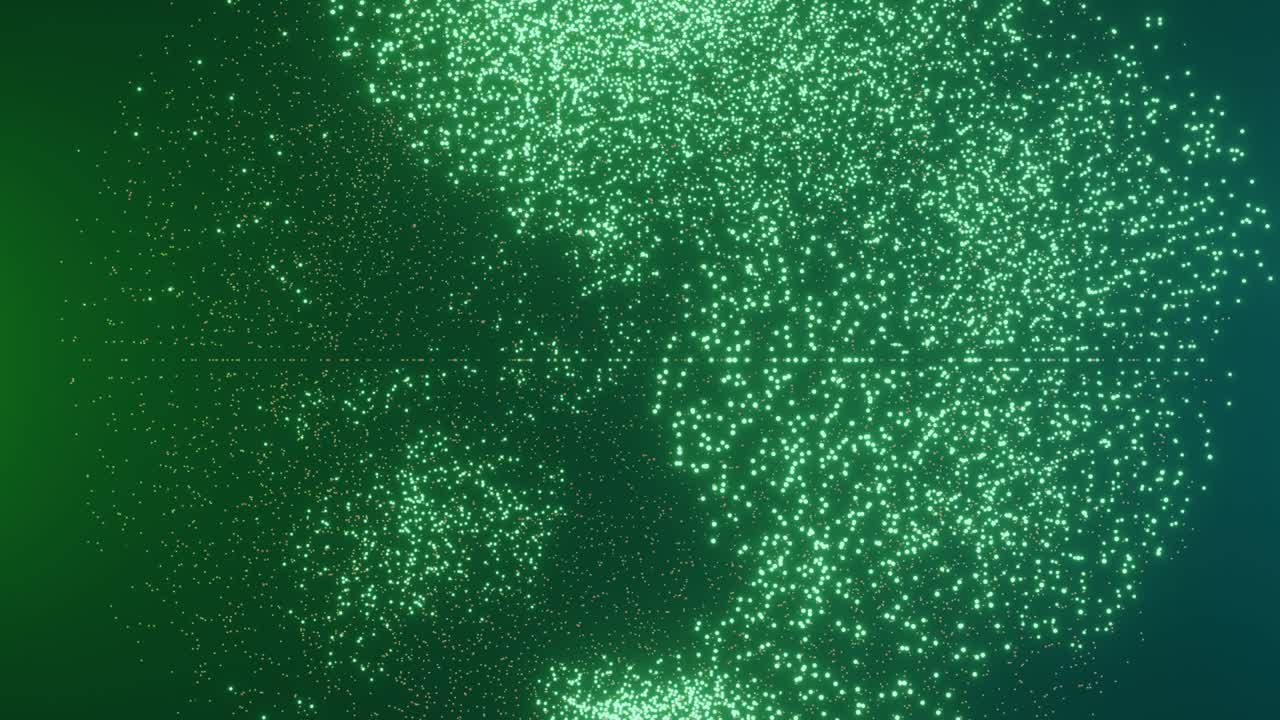 회전하는 행성 지구 기술 비디오 영상