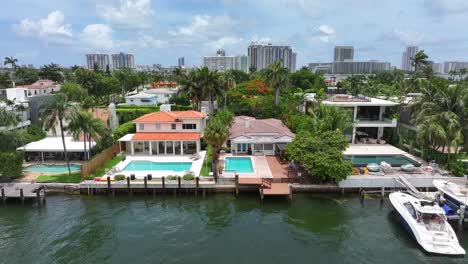 american villas with pool and private river access