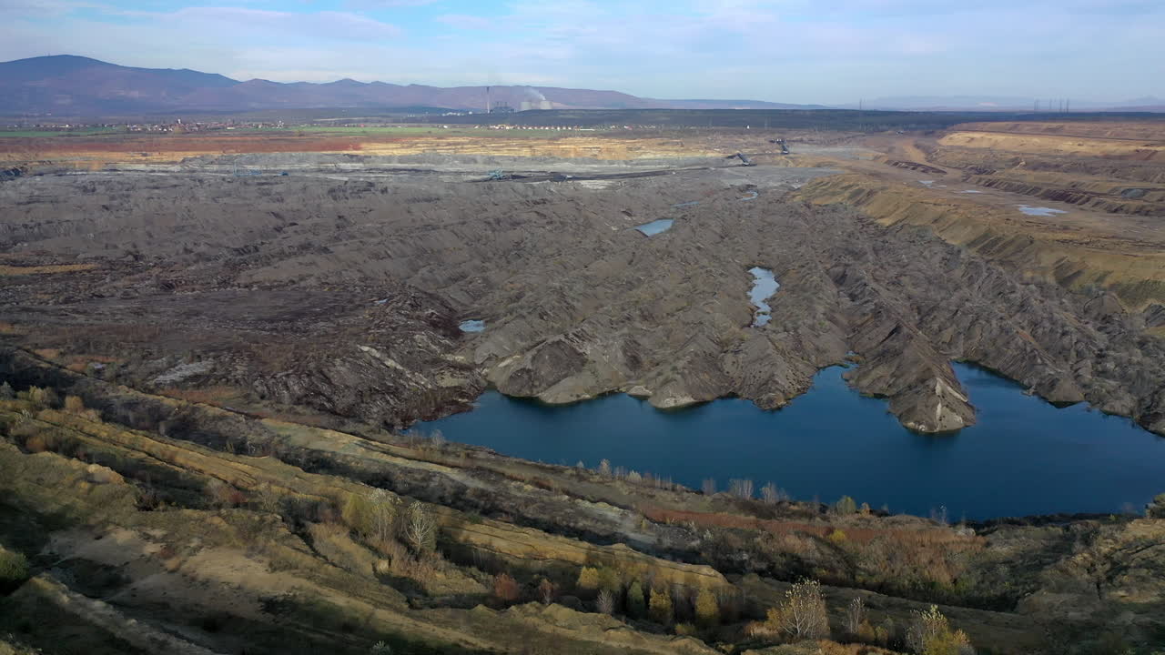 mina de carbón abierta