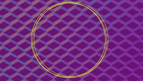 Circles-on-purple-patterned-background