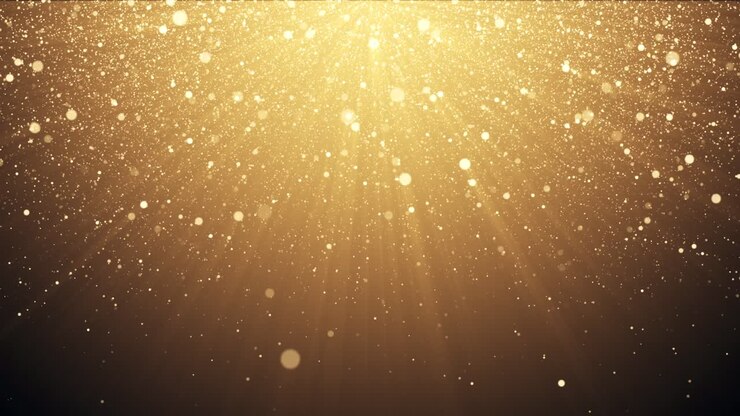 hintergrund aus goldenen partikeln