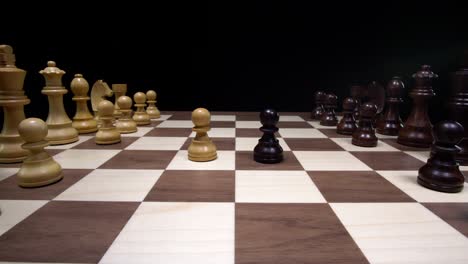 white checkmates the opponent in a strategic chess game