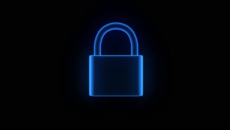 Padlock-hologram-unlock-lock-key-security-safety-protection-hack-password-4k