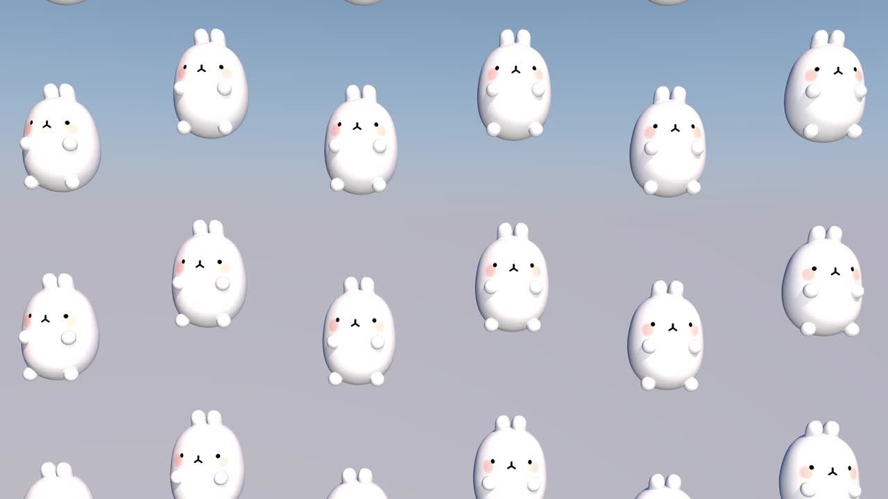 추상적인 애니메이션, 요소의 동적 회전의 배경, 3d 렌더링