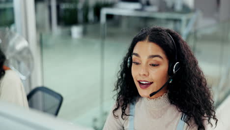 customer service representatives in a call center