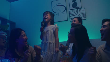 family karaoke night