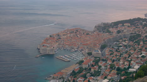 Aerial-view-Dubrovnik-old-town