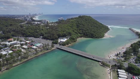 tallebudgera - 골드 코스트 퀸즐랜드 - 호주 - 공중선