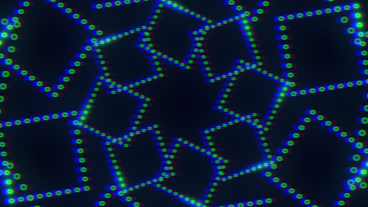 Blue cubes pattern 3d illusion of small dots