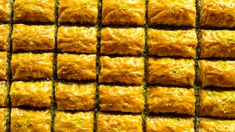 gorgeous delicious traditional pistachio turkish baklava, baklava pattern