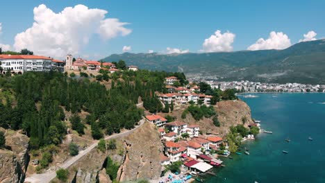 Toma-Aérea-De-La-Costa-De-Macedonia