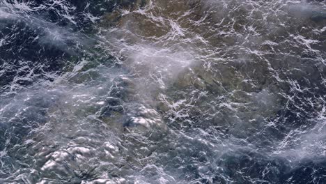 realistic ocean water animation from above - close