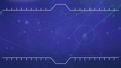 animation of network of connections over data processing