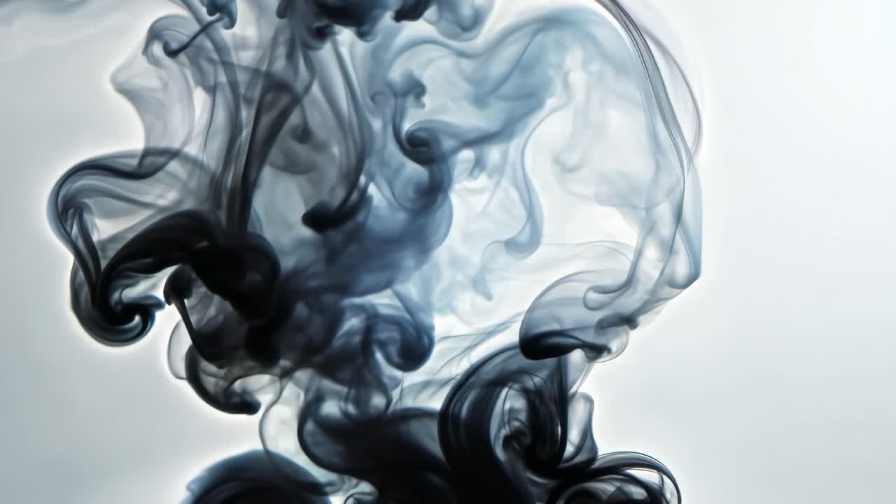 A white background with a blue circle in the middle. The circle is blurry and the background is very white
