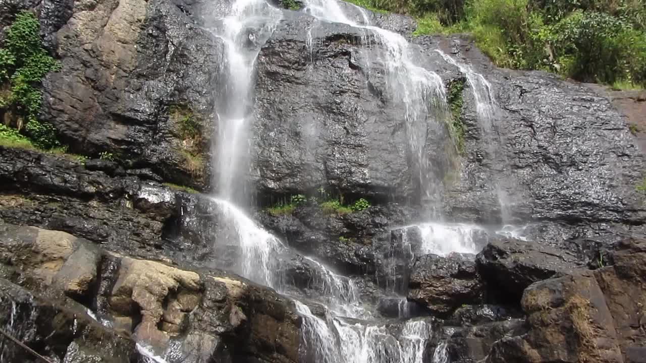 Beautiful water falls in Cianjur, West Java, Indonesia