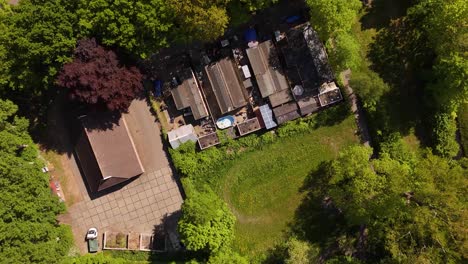 Aerial View of a Residential Area in the Netherlands