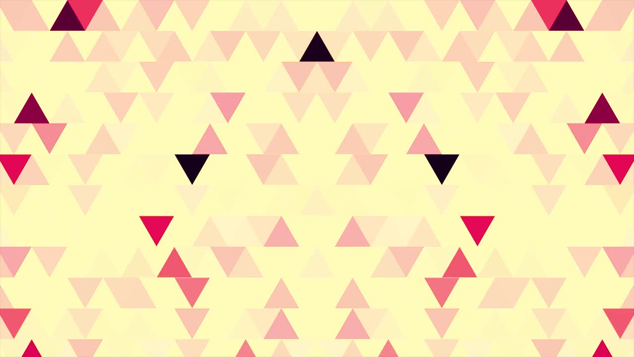 무작위로 변하는 기하학적 그래픽 모양, 다채로운 그림, 모션 애니메이션, 삼각형, 추상적인 배경 애니메이션, 원활한 루프, 파스텔 픽셀 애니메이션, 배경 애니메이션