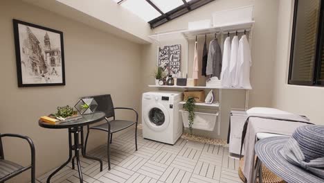 Natural-Light-Backyard--Laundry-Area-Decoration