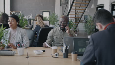 businesspeople in a modern office