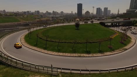 Aerial-City-Urban-Car-Highway-Traffic