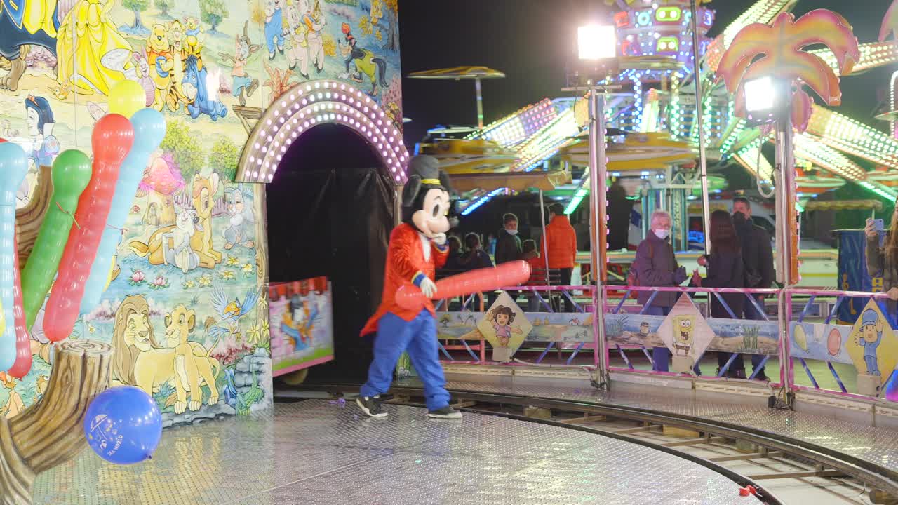 Nighttime Fun at a Carnival