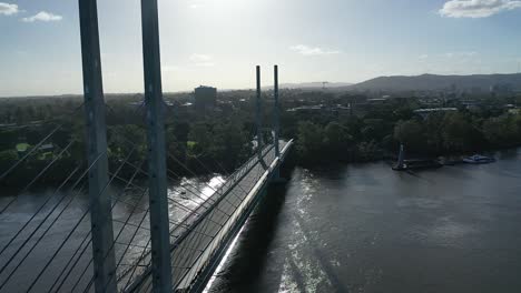 toma de dron del campus de la universidad de queensland uq