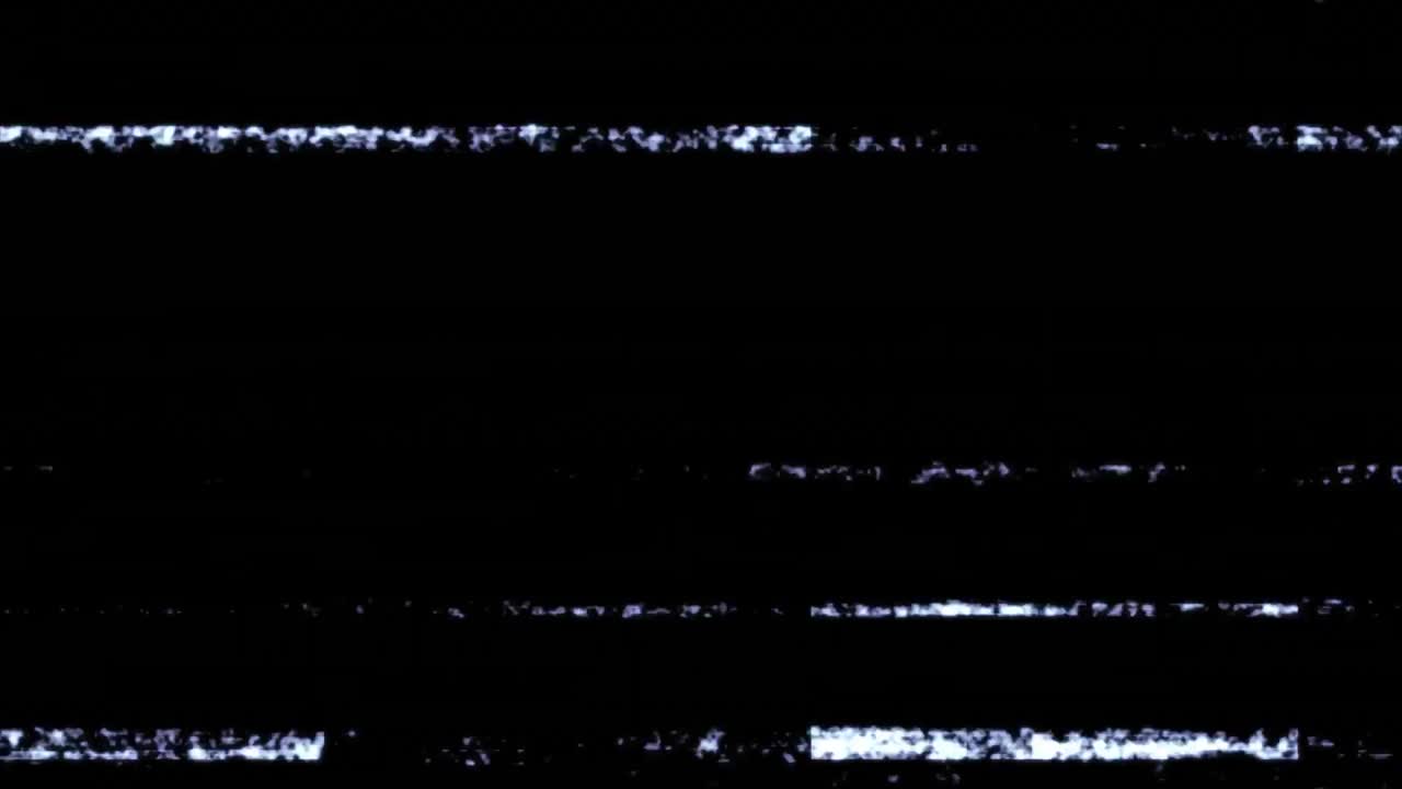 흑색 화면과  ⁇ 색 박동선 간섭