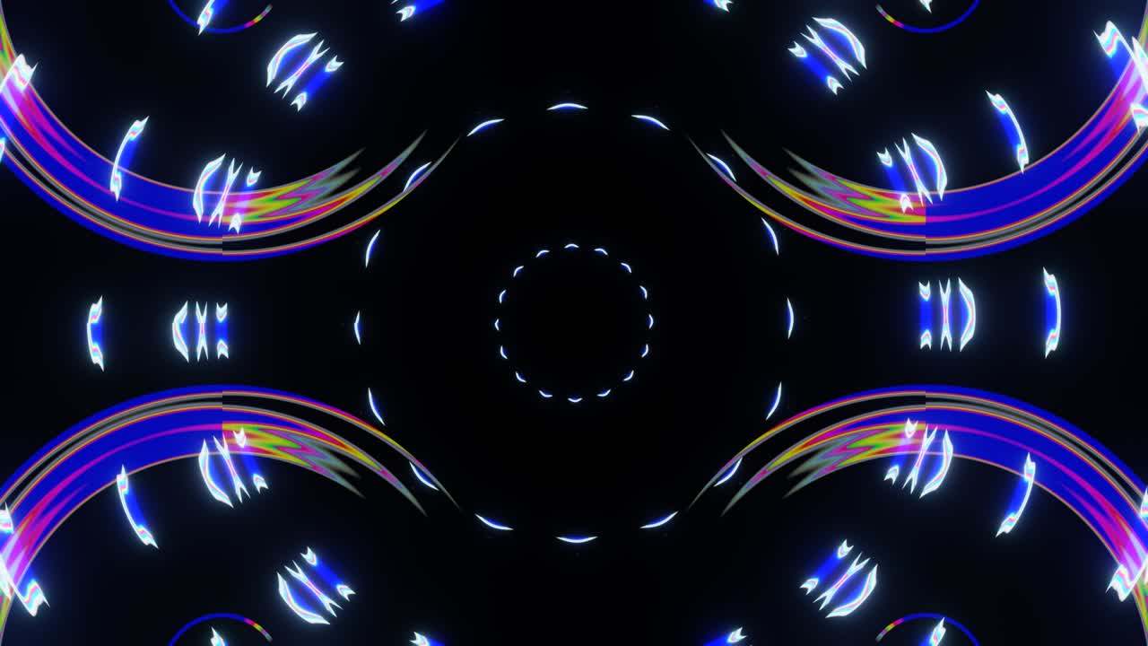 animación de discoteca abstracta en bucle infinito