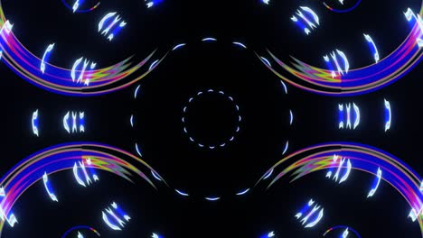 animación de discoteca abstracta en bucle infinito