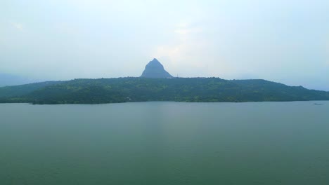 greenery hill side of pawana lake bottom to view view