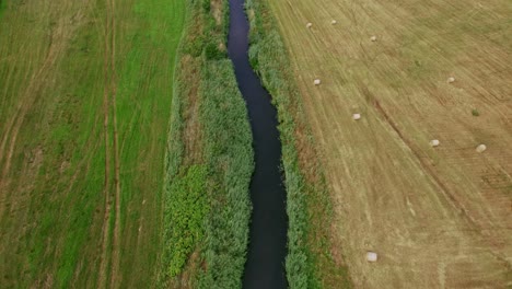 Umlaufbahn-Um-Einen-Fluss-Im-Polnischen-Naturschutzgebiet-„Beka“