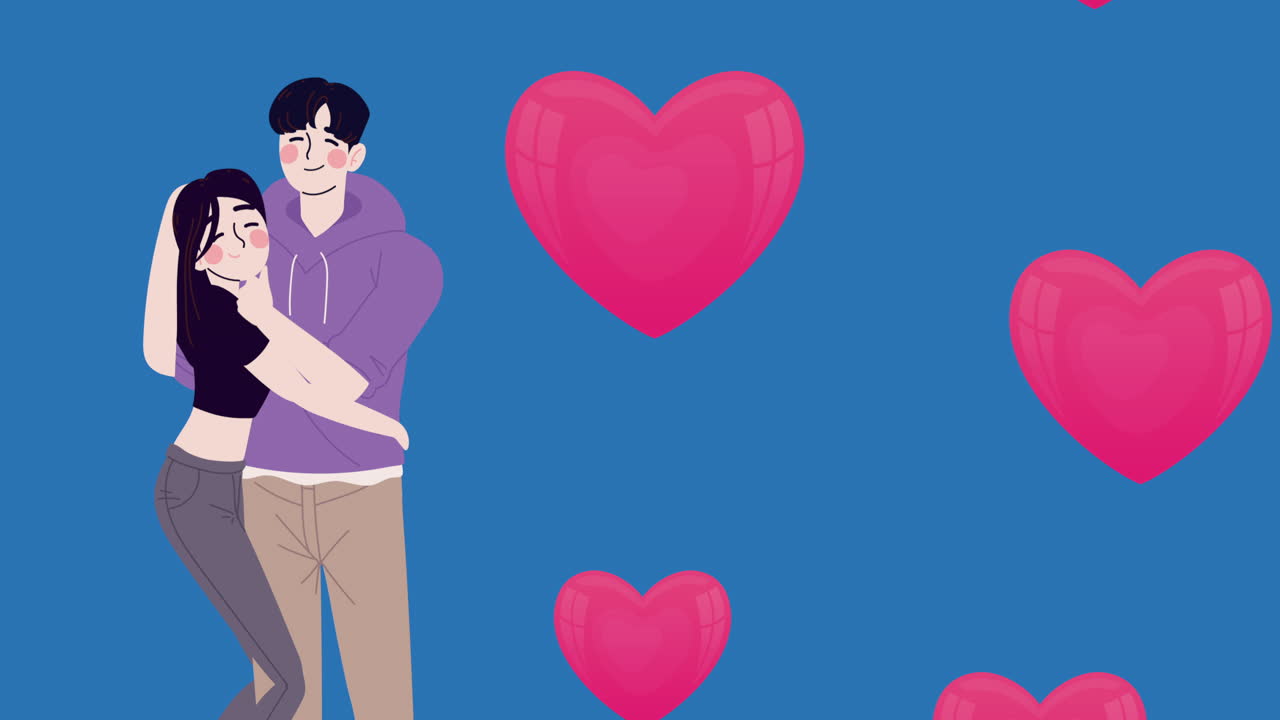 한국 국적의 연인 부부