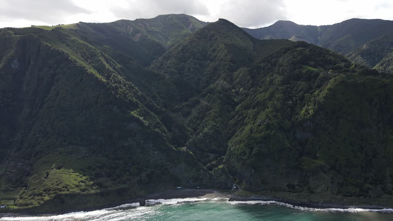 Mountains on the Sao Miguel island in the Azores