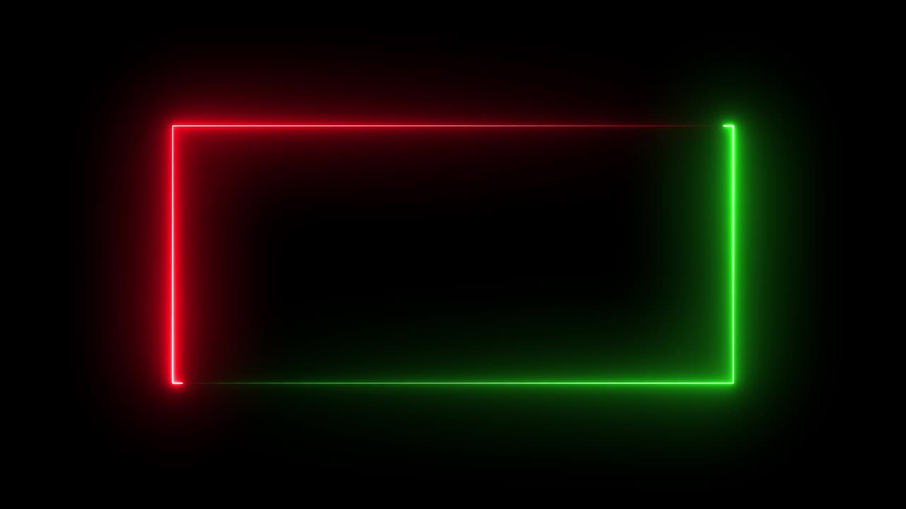 Neon Rectangle Frame