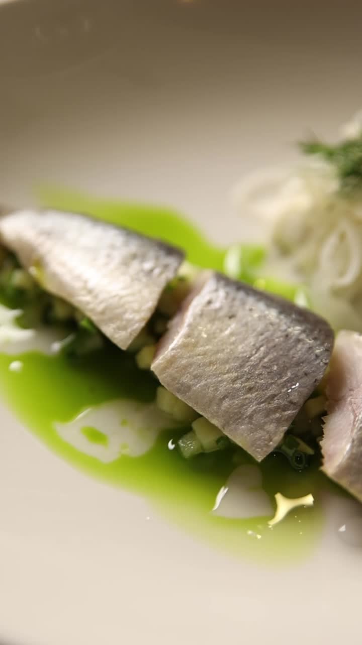 Herring with Green Sauce