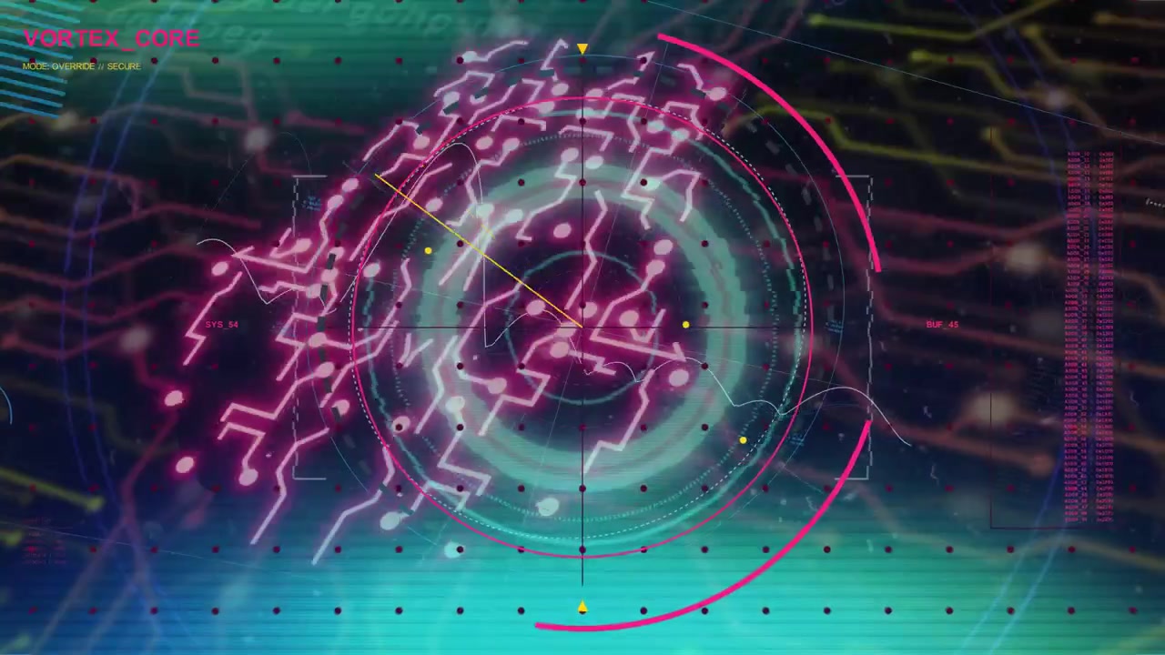 Boot pulse activating VORTEX_CORE rings scanning circuits growing pointer returning for system scan