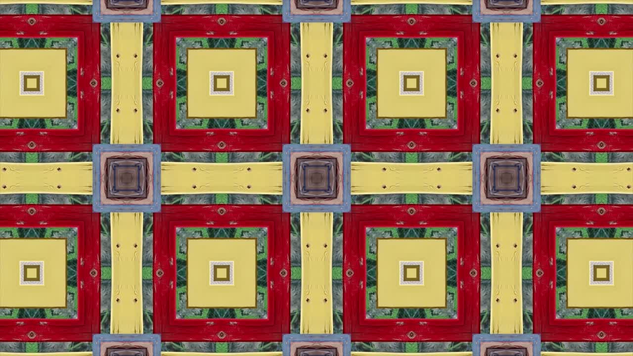 caleidoscopio partículas mágicas bucle visual para el concierto