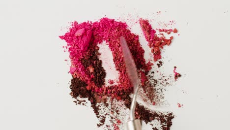 makeup palette and spatula