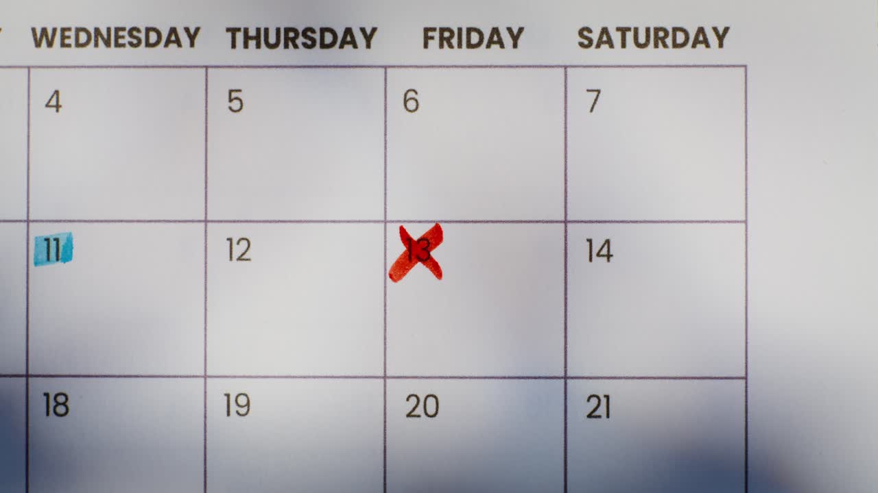 marcar fechas en un calendario