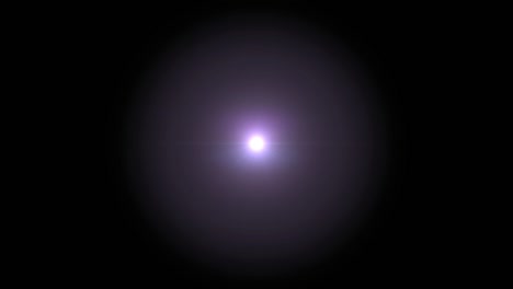 realistic light lens flare on black background.