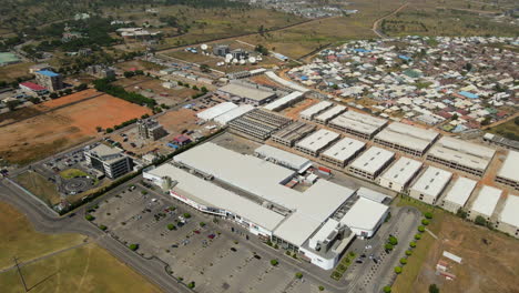 a drone shot of abuja chamber of commerce and investment