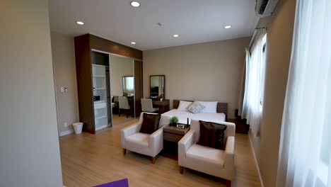 casa modular design de interiores de quarto moderno