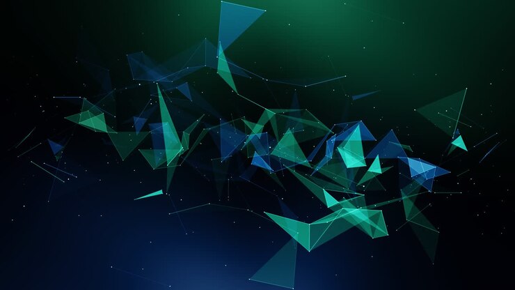 Plexus abstract network titles technology science background loop